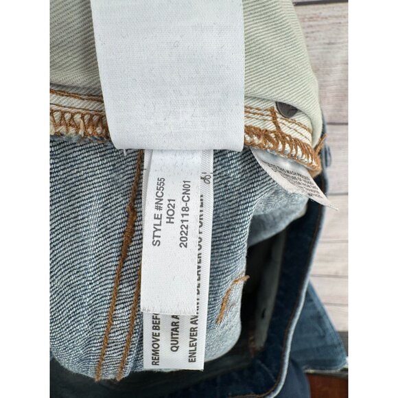 Madewell Relaxed Taper Leg Jeans Women's Size 32x34‎ Blue Medium Wash Denim - Picture 14 of 15